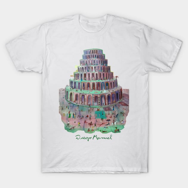 Tower of Babel T-Shirt by diegomanuel